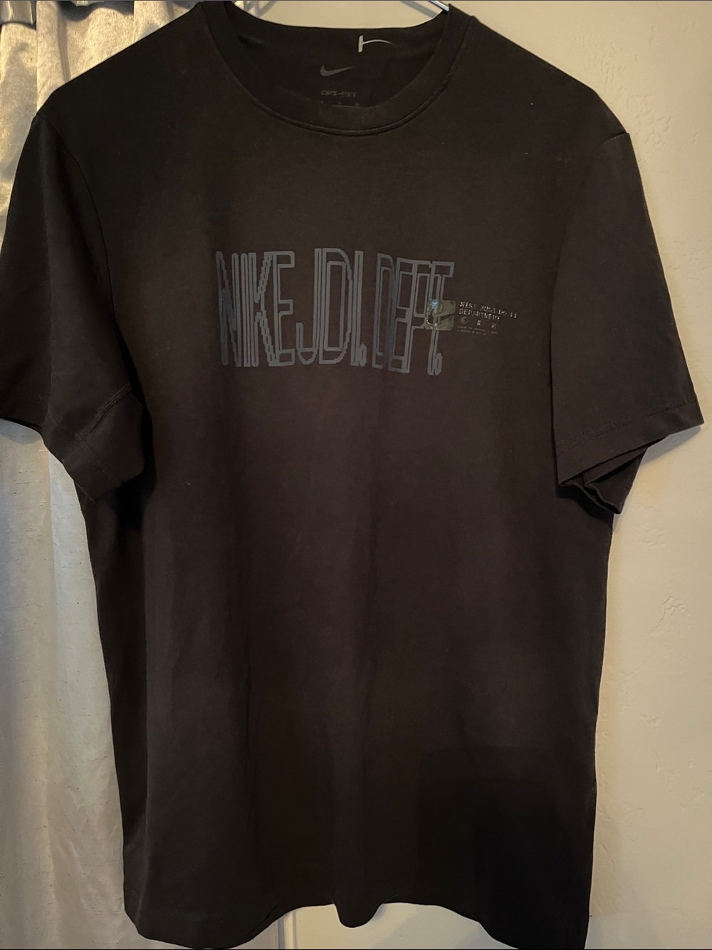 Nike Black Short Sleeve Graphic Logo Tee